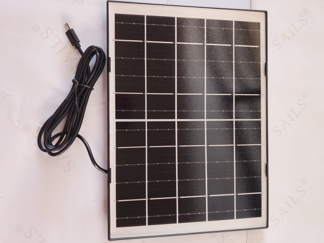 5W(5V) MINI CCTV solar Panel with an integrated micro-USB cable